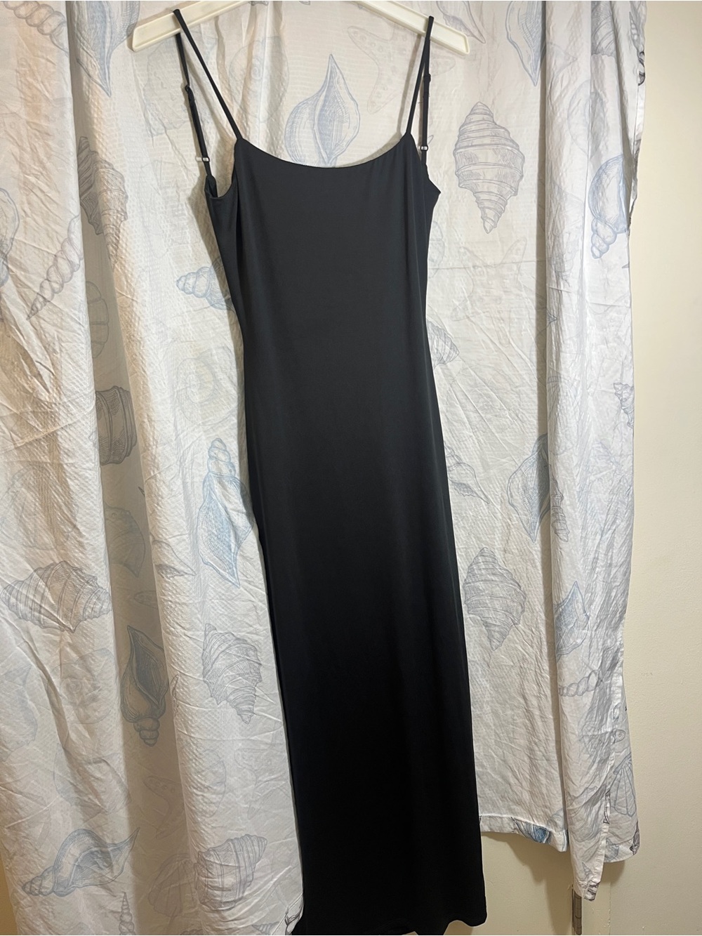 Black Strappy Slip Dress